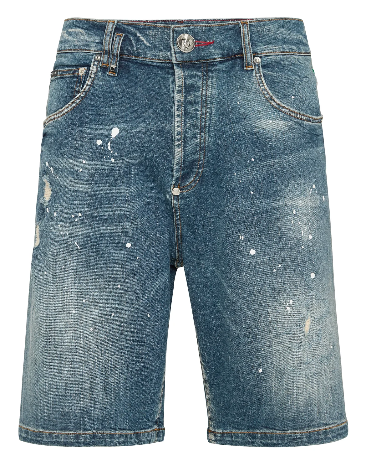 Denim Shorts Formentera Skull, цвет: Голубой