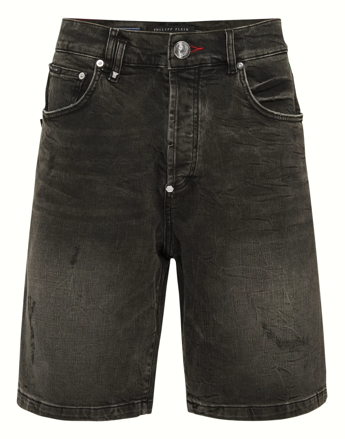 Denim Shorts Formentera Skull, цвет: Серый