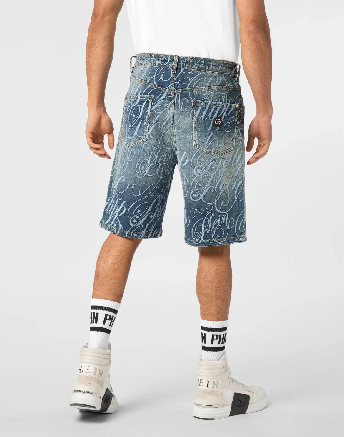 Denim Shorts Formentera Logo, цвет: Голубой