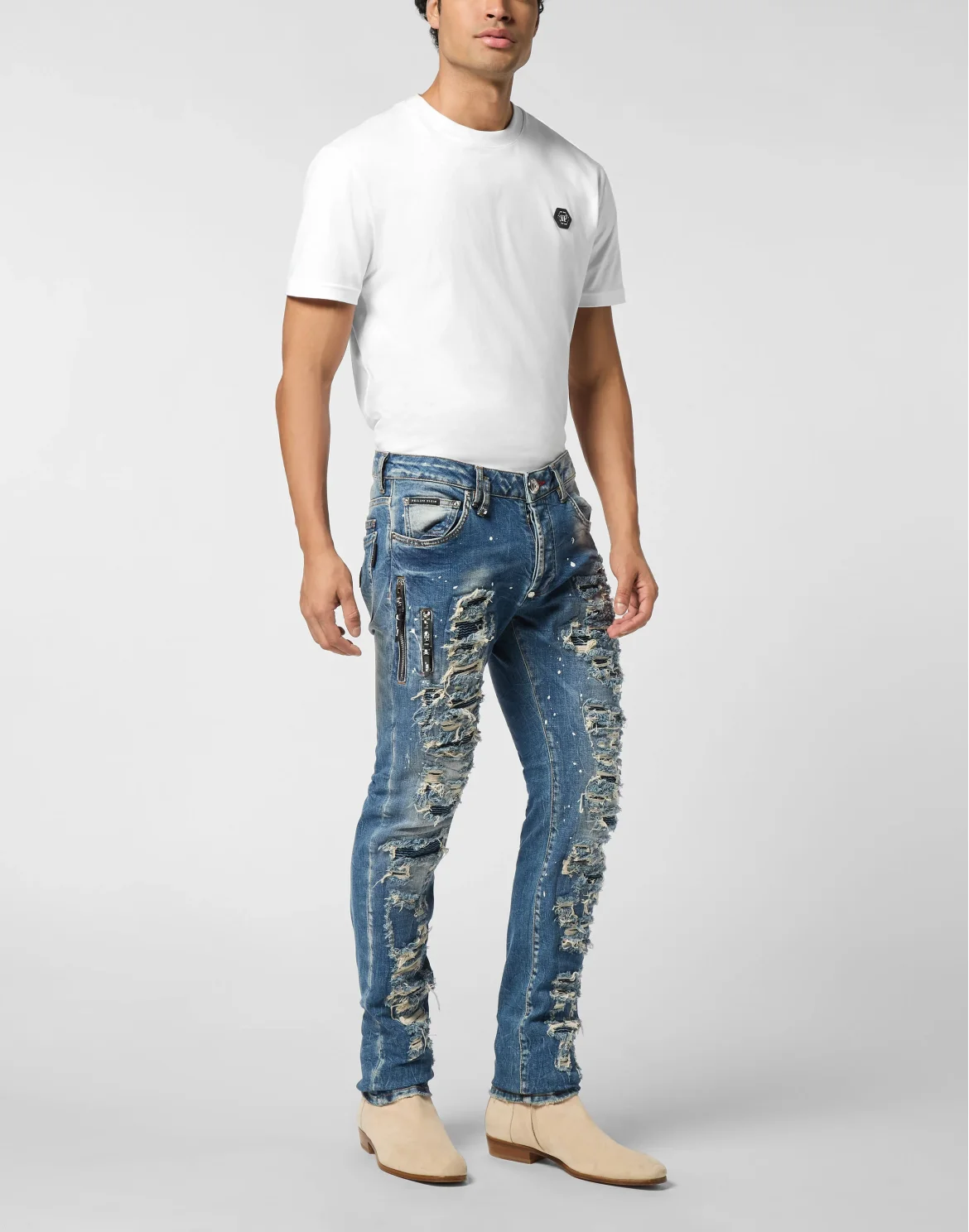 Denim Trousers Rock Star, цвет: Голубой