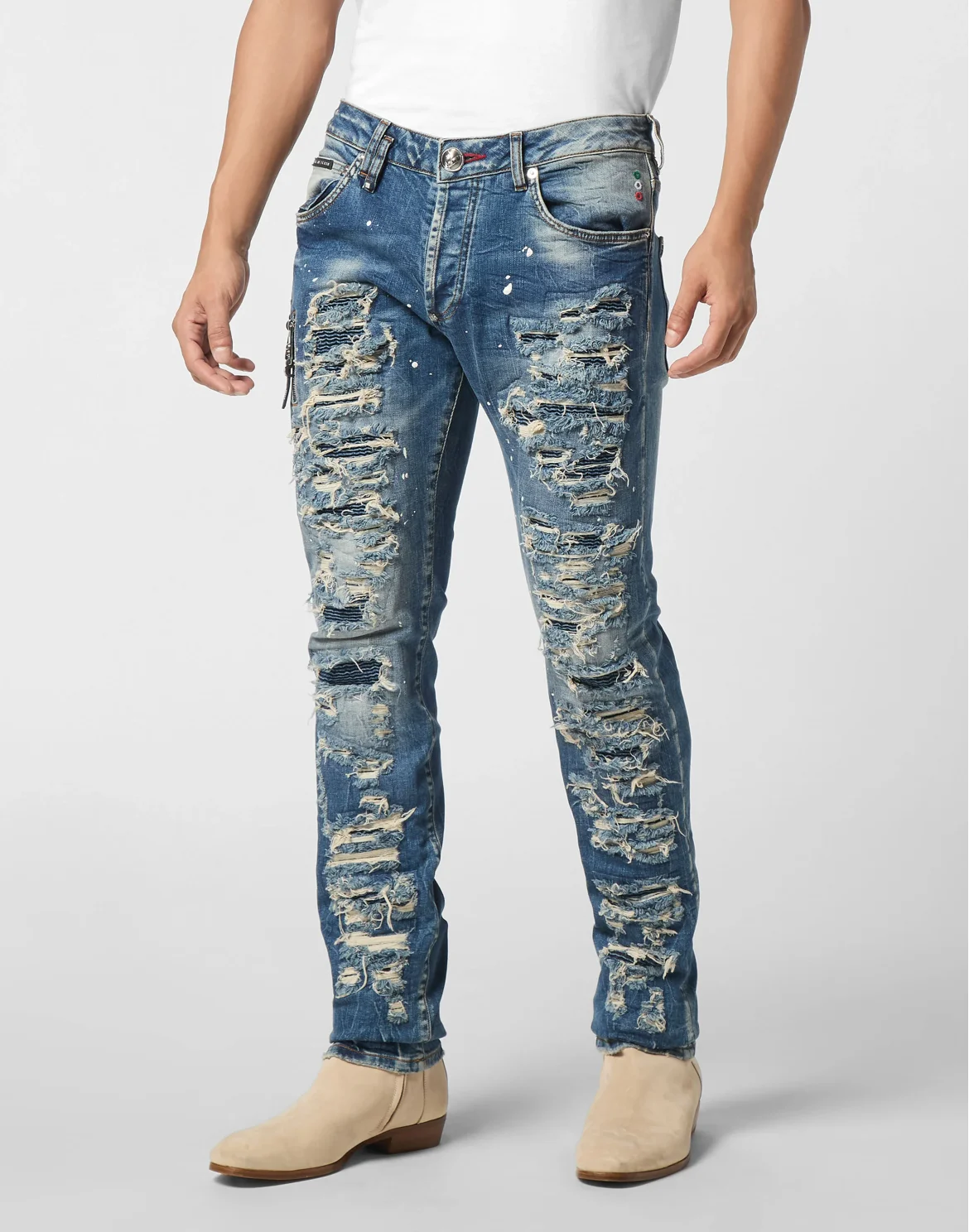 Denim Trousers Rock Star, цвет: Голубой