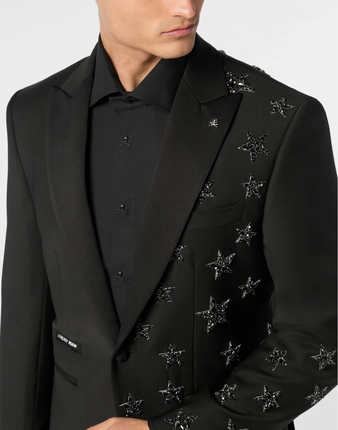 Wool Blazer Lord Fit Stars, цвет: Черный