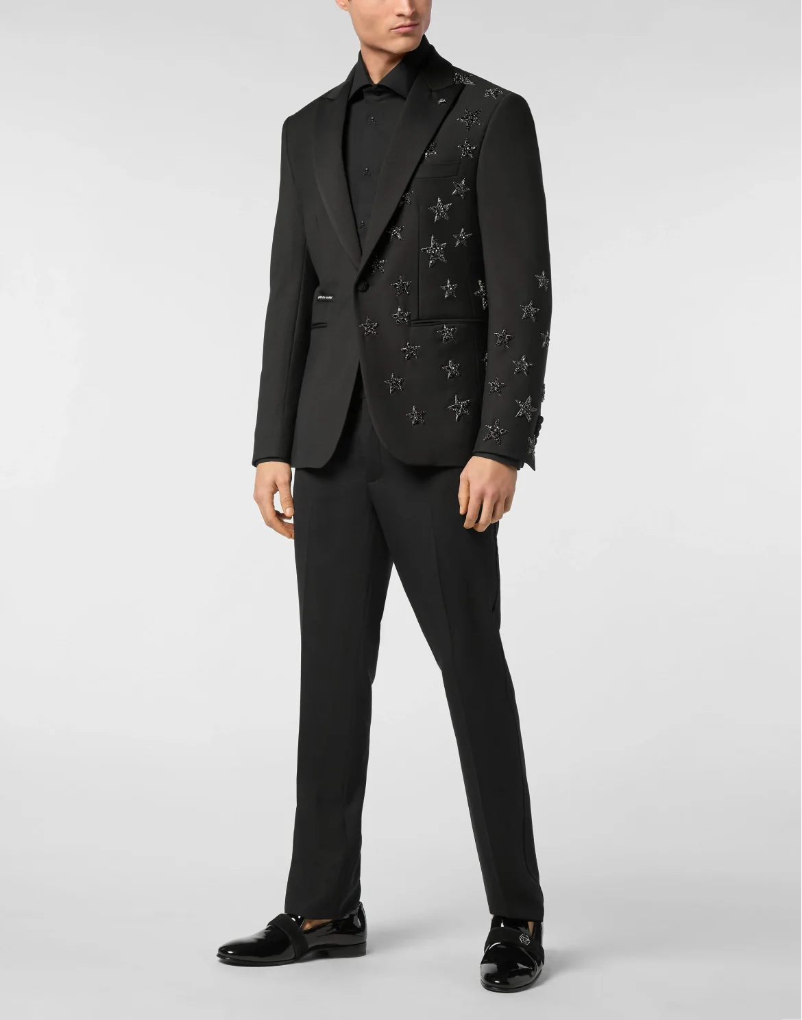 Wool Blazer Lord Fit Stars, цвет: Черный