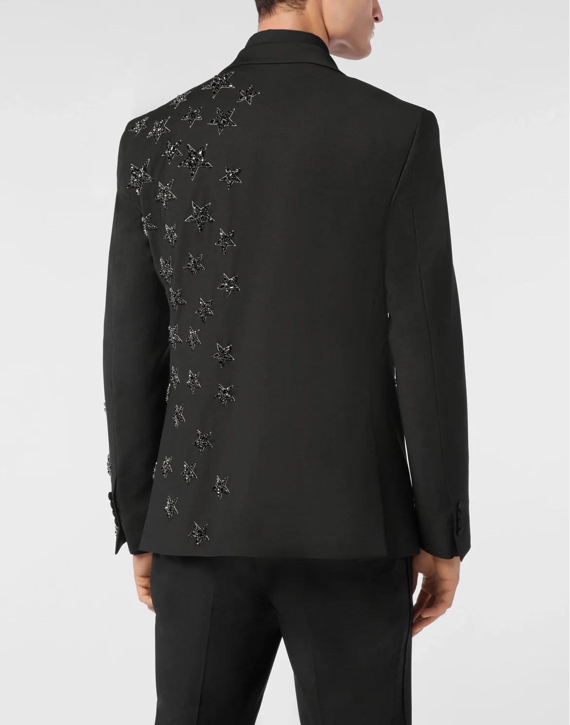 Wool Blazer Lord Fit Stars, цвет: Черный
