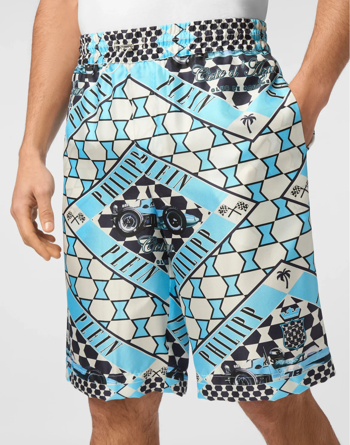 Short Trousers Cool Kid Cut Silk, цвет: Синий
