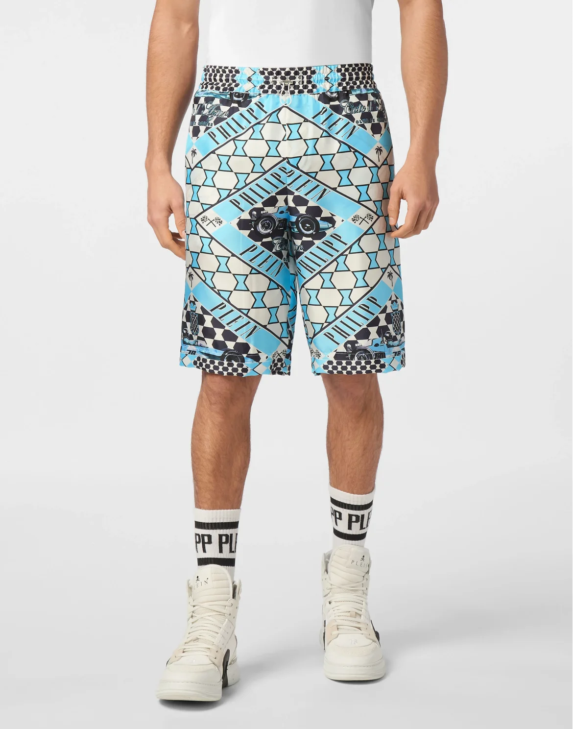Short Trousers Cool Kid Cut Silk, цвет: Синий