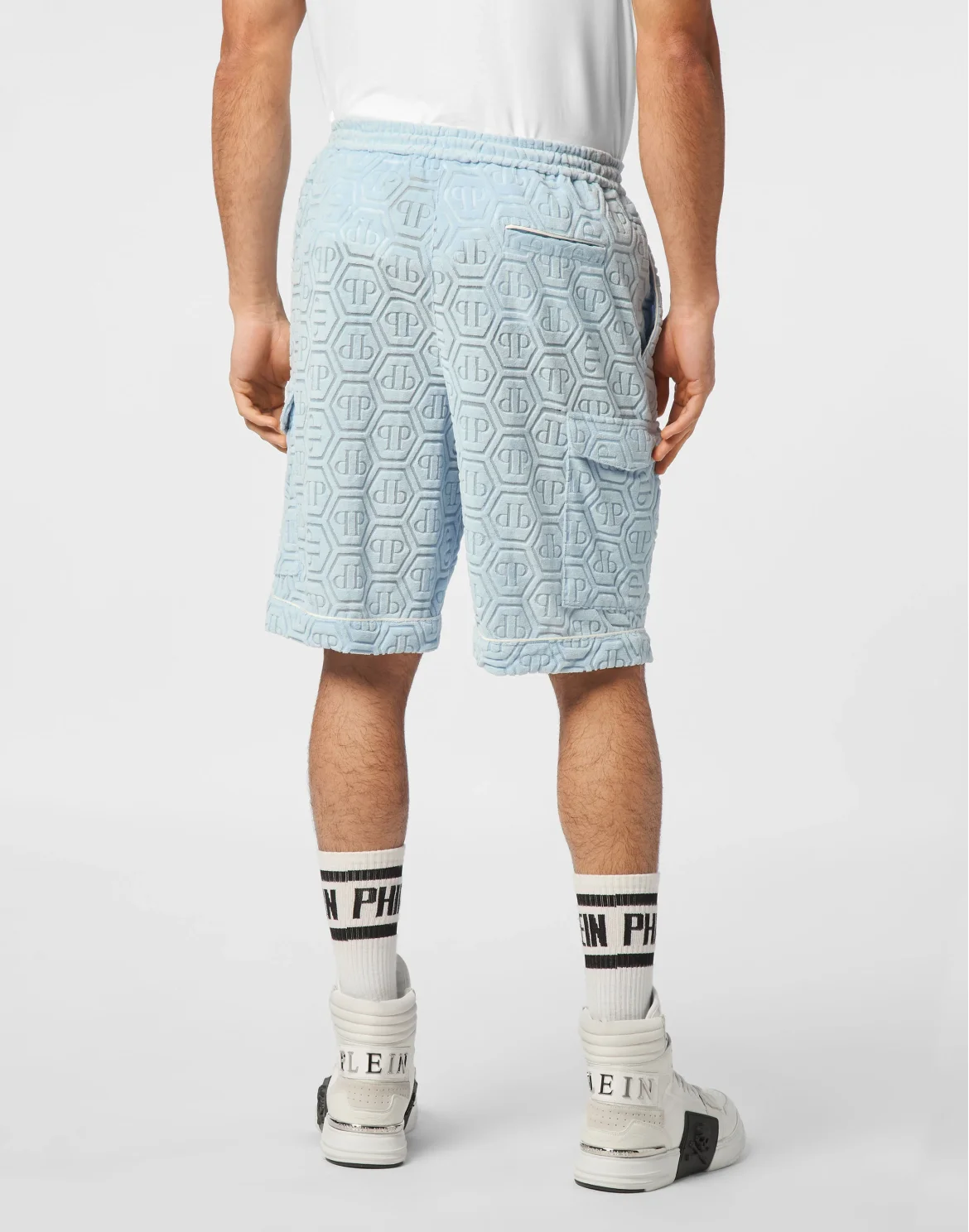 Short Trousers Monogram, цвет: Синий