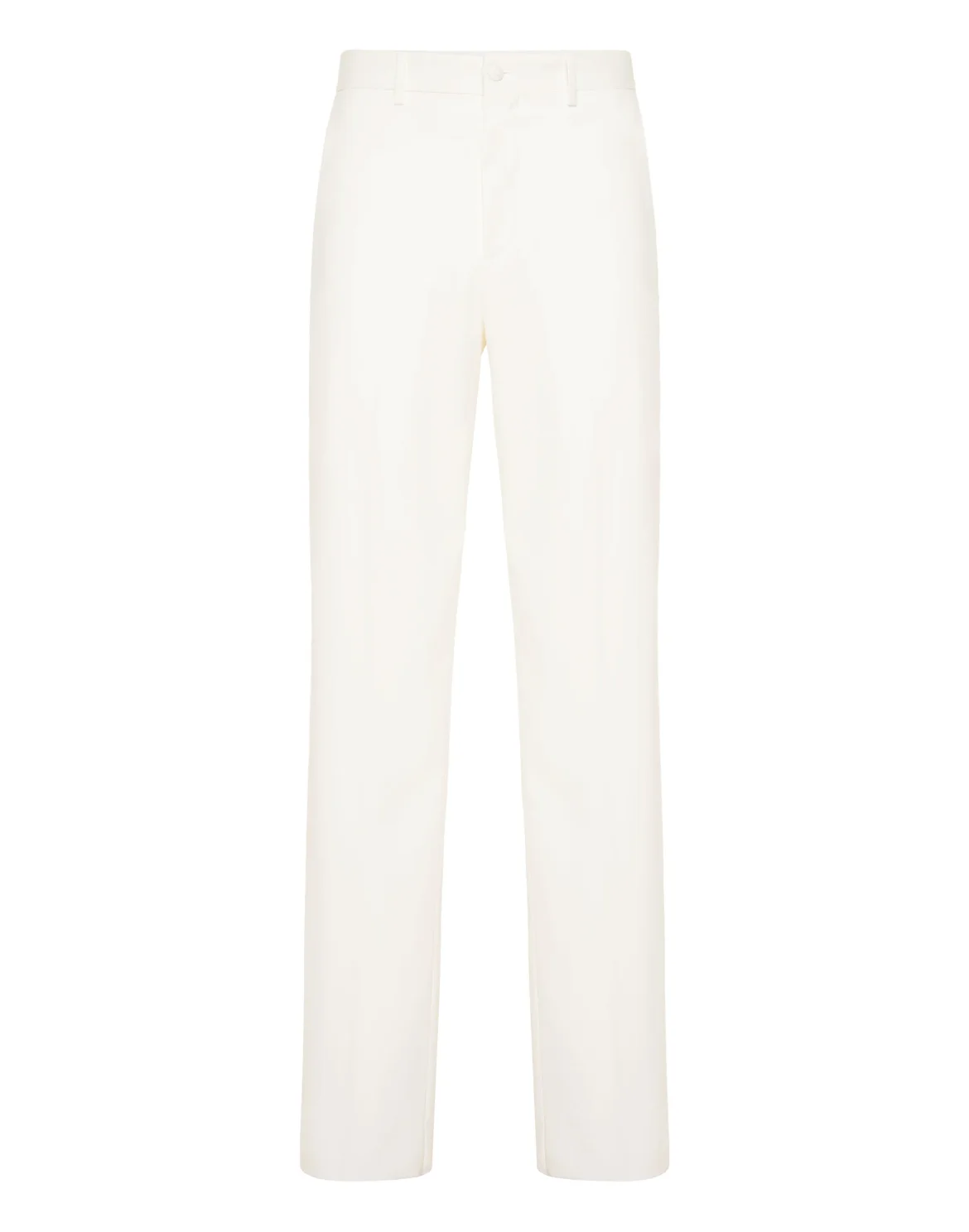 Wool Wide Leg Trousers, цвет: Белый