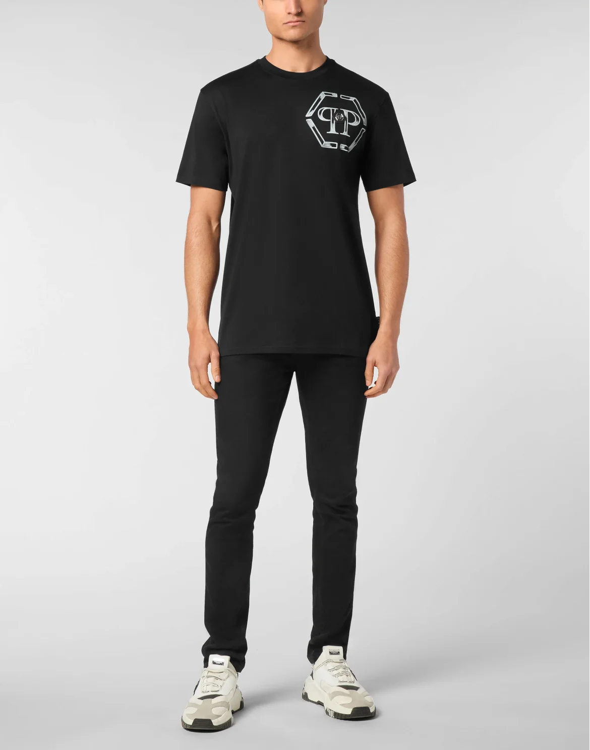 Jersey T-shirt Round Neck SS Hexagon, цвет: Черный