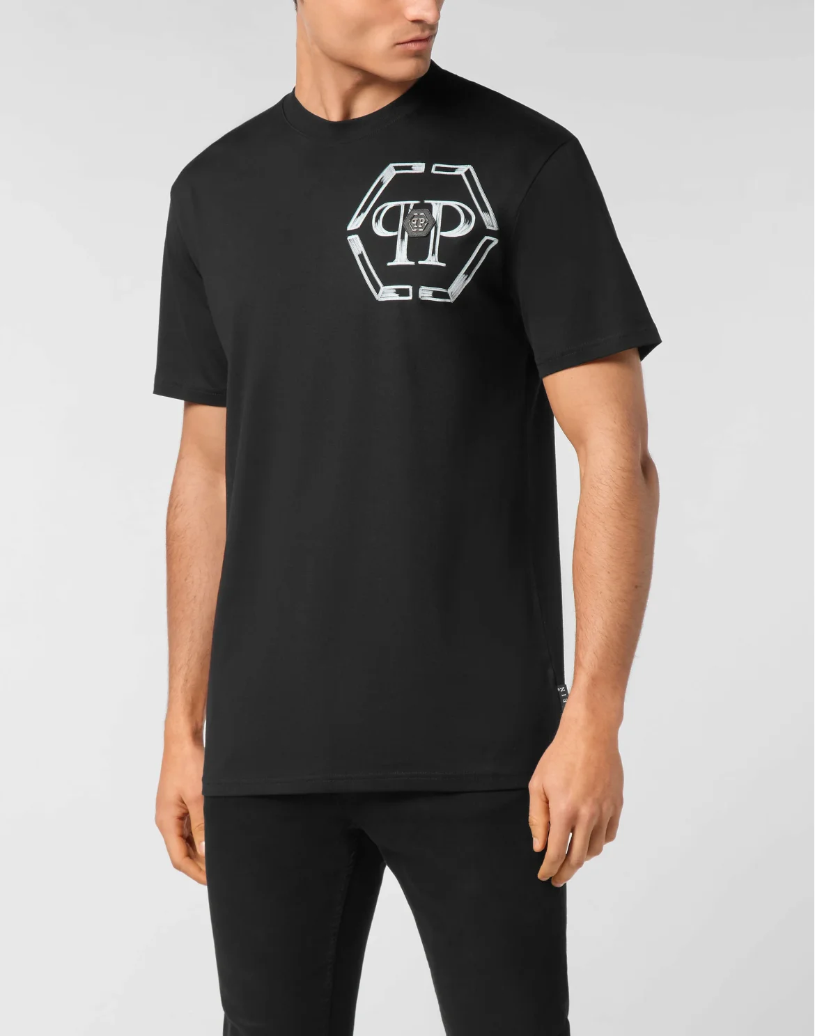 Jersey T-shirt Round Neck SS Hexagon, цвет: Черный