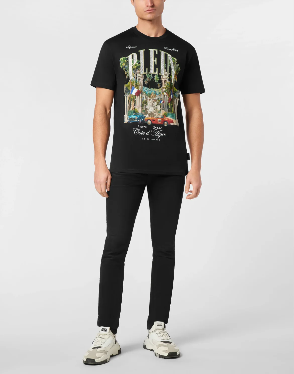 T-shirt Round Neck SS Club The Course Stones, цвет: Черный