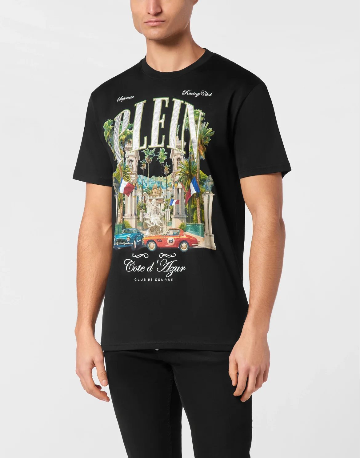 T-shirt Round Neck SS Club The Course Stones, цвет: Черный