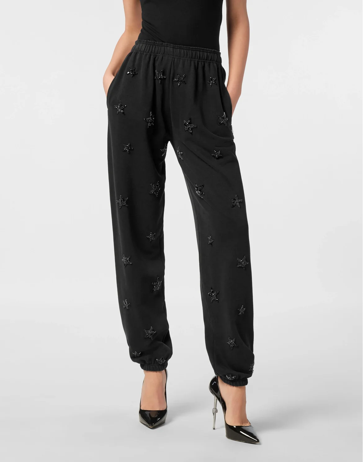 Jersey Jogging Pants Stars, цвет: Черный