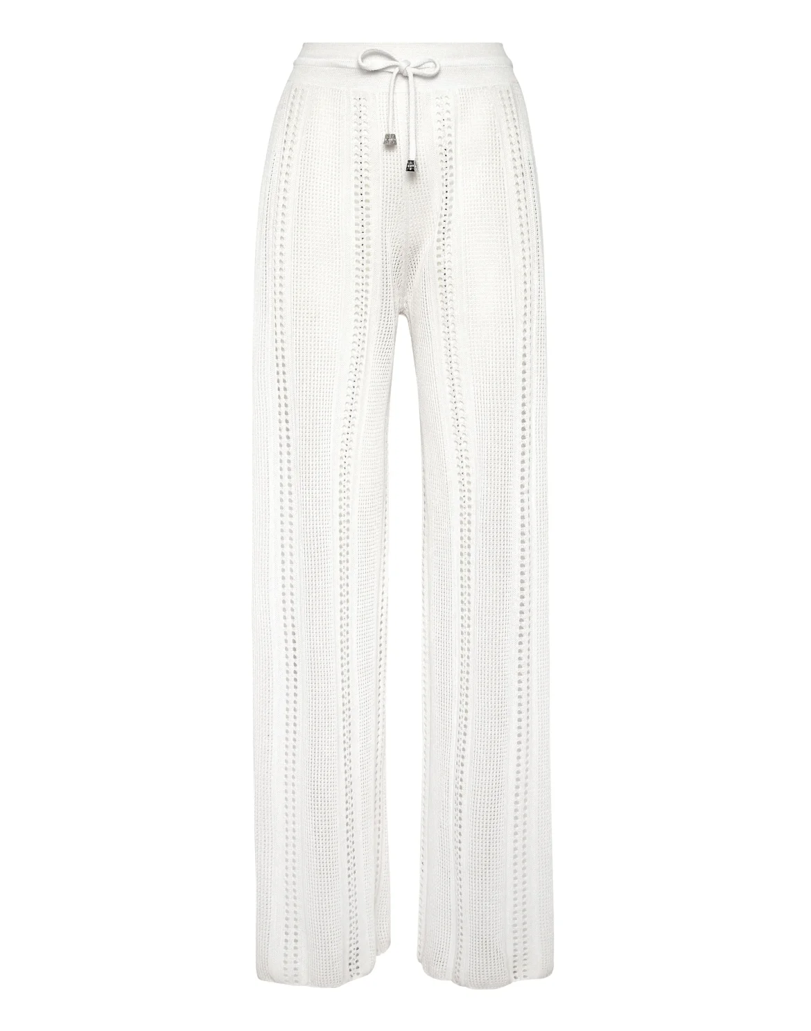 Knit Flare Trousers, цвет: Белый