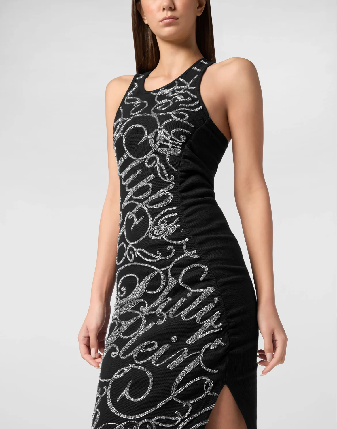Long Dress Signature, цвет: Черный