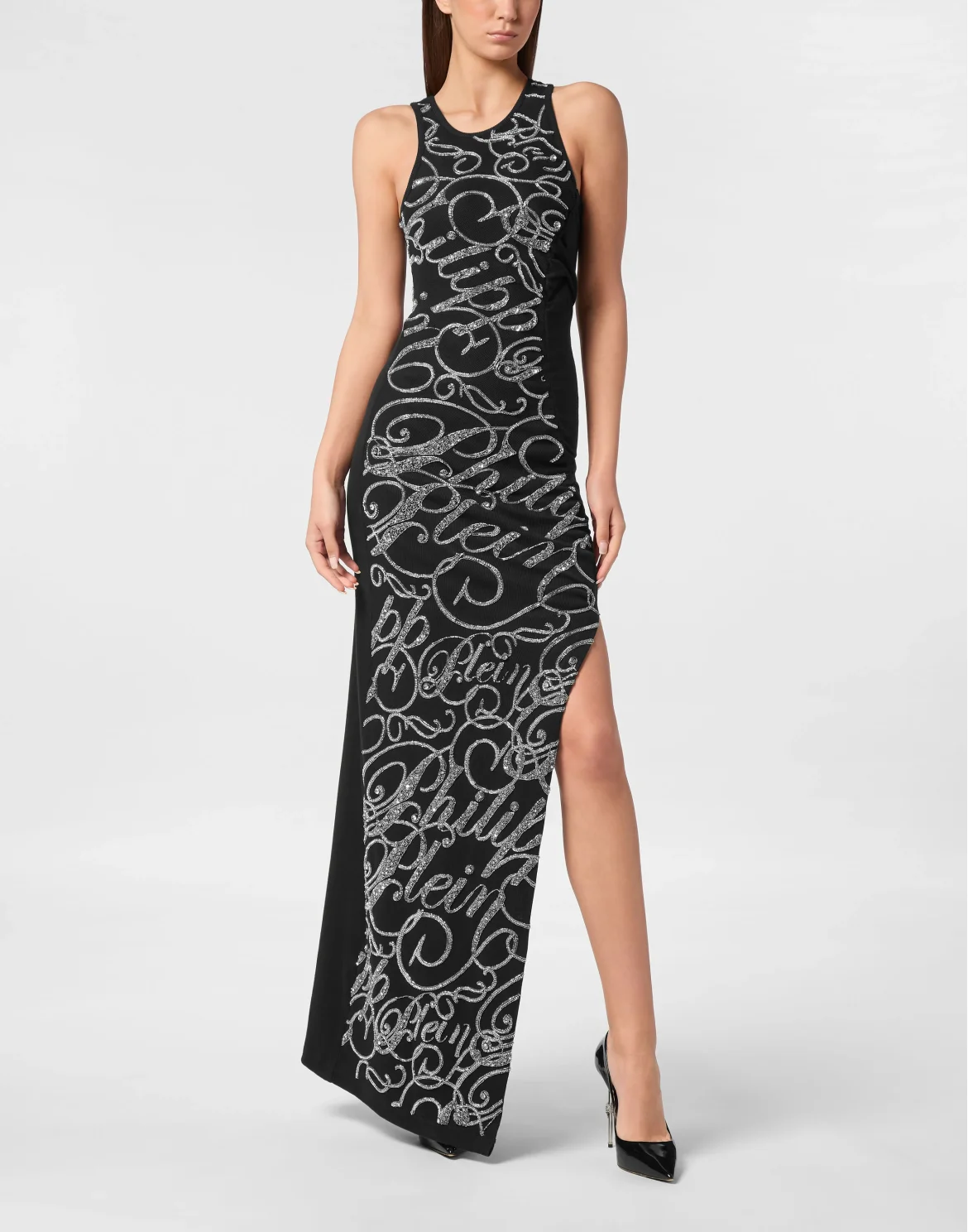 Long Dress Signature, цвет: Черный