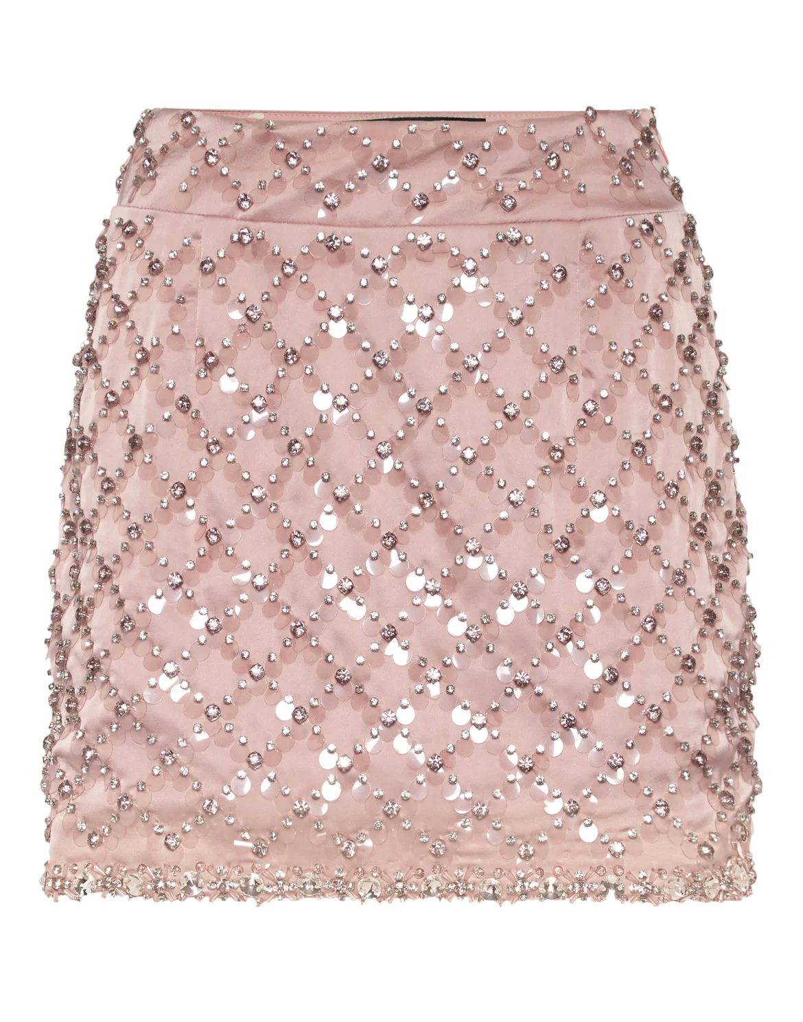 Mini Skirt Paillettes, цвет: Бежевый