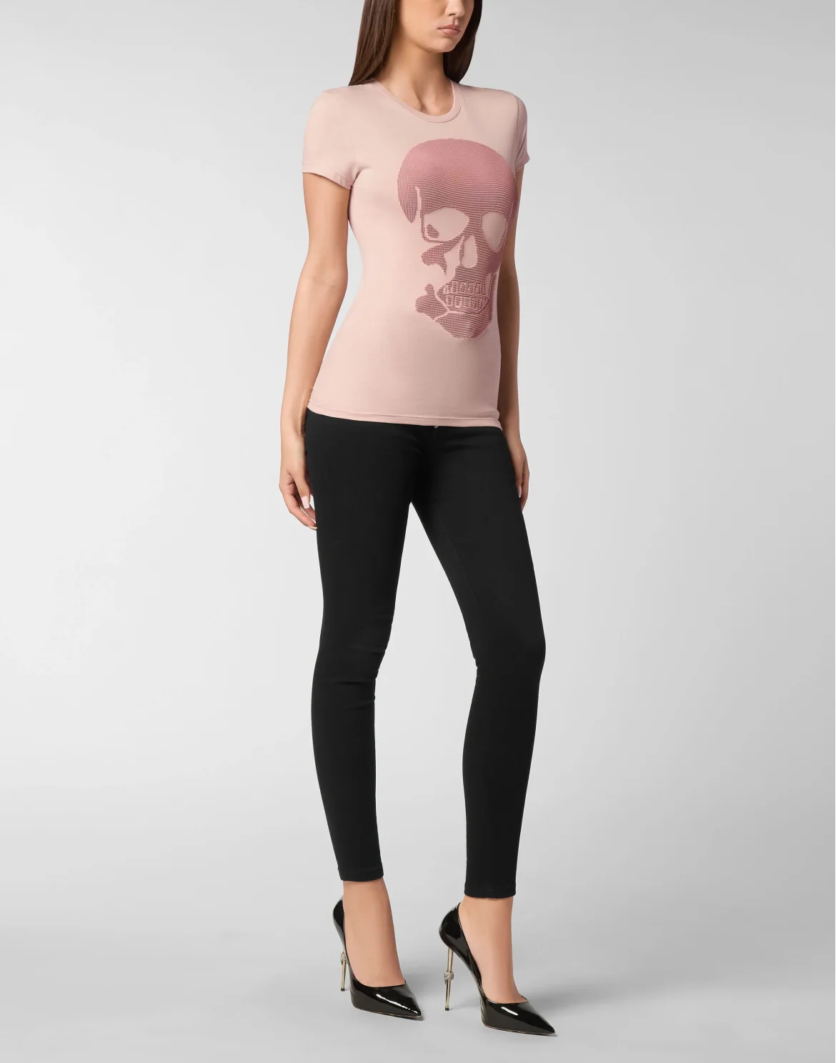 T-Shirt Sexy Pure Skull, цвет: Бежевый