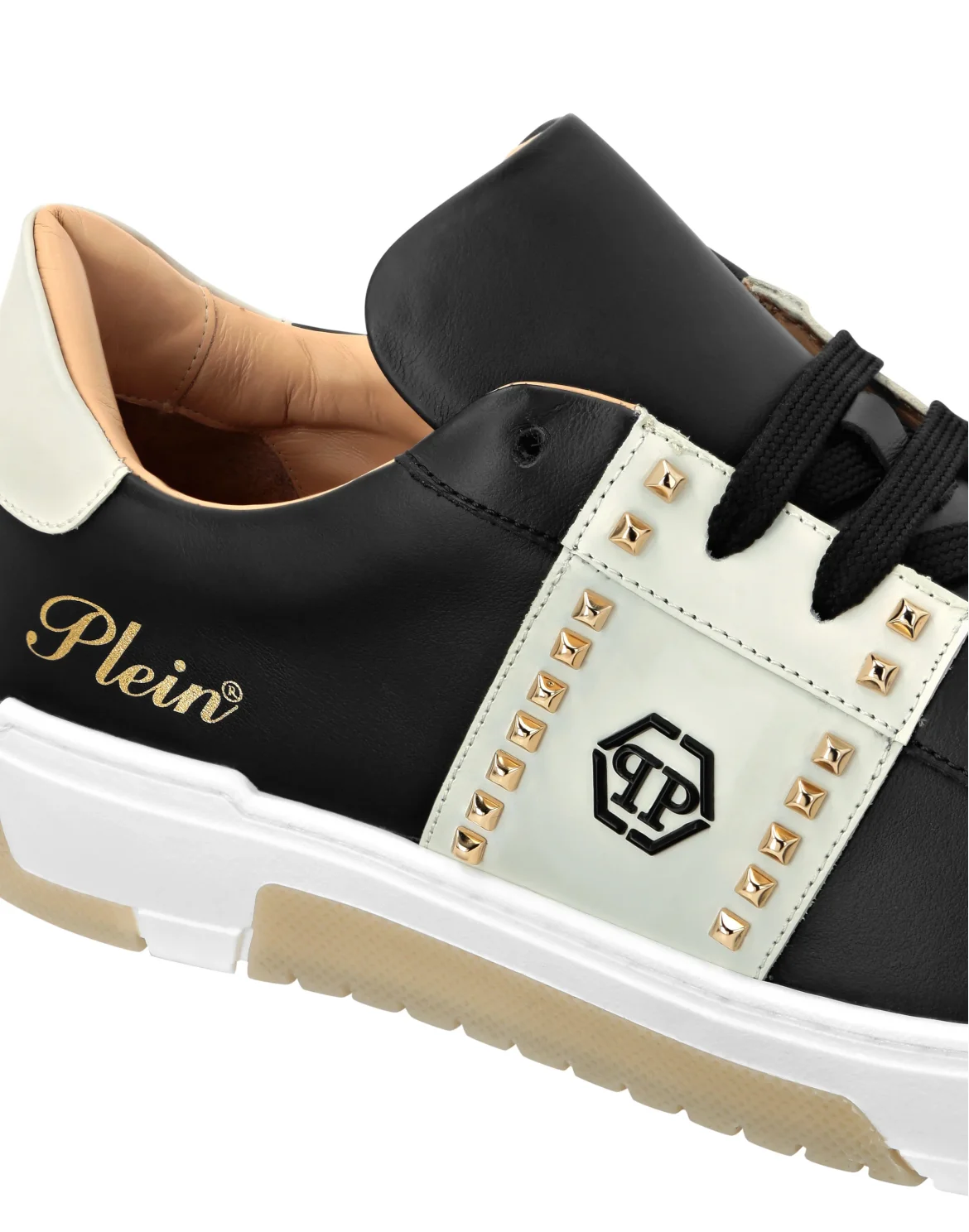 Low-Top Sneakers, цвет: Черный