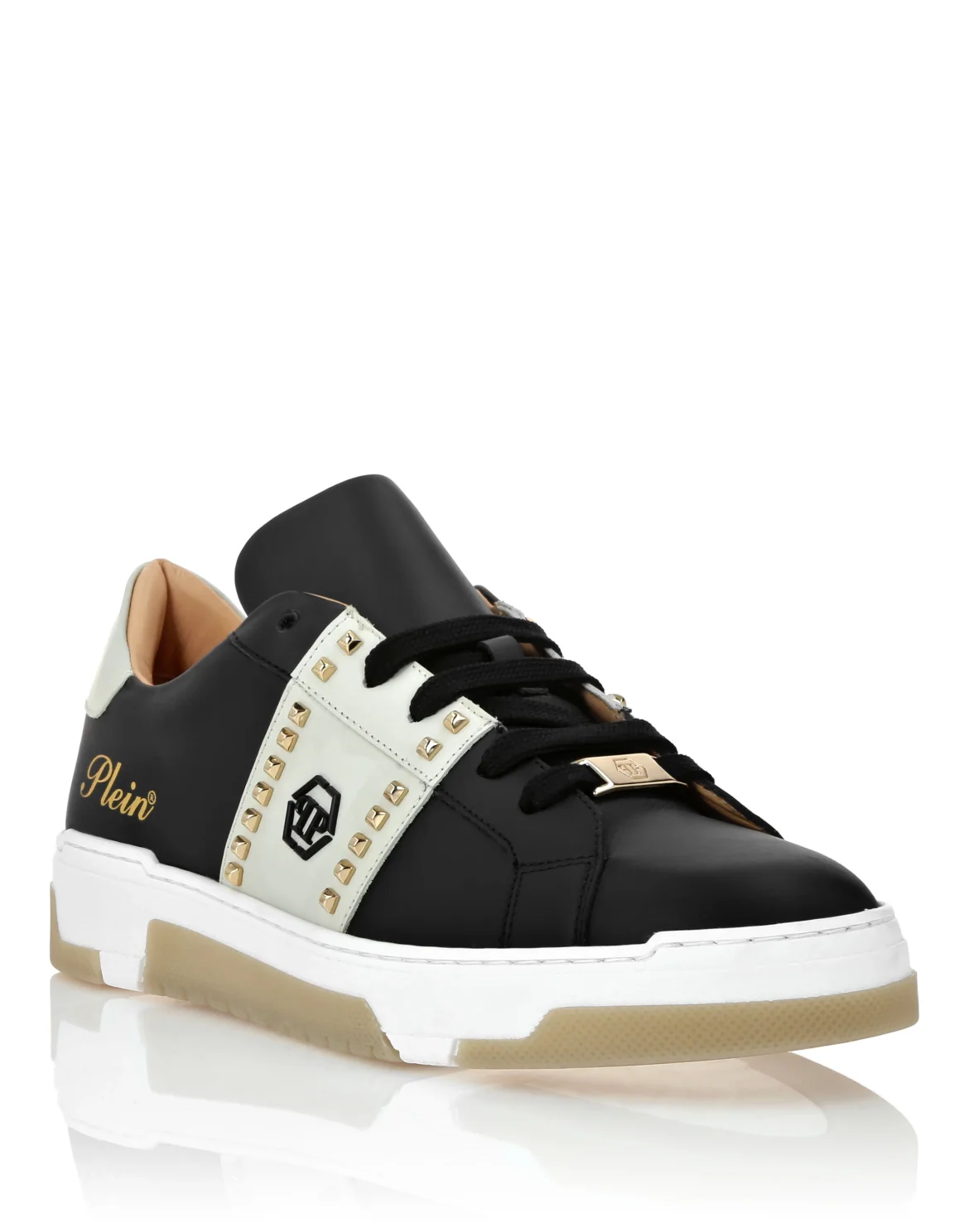 Low-Top Sneakers, цвет: Черный