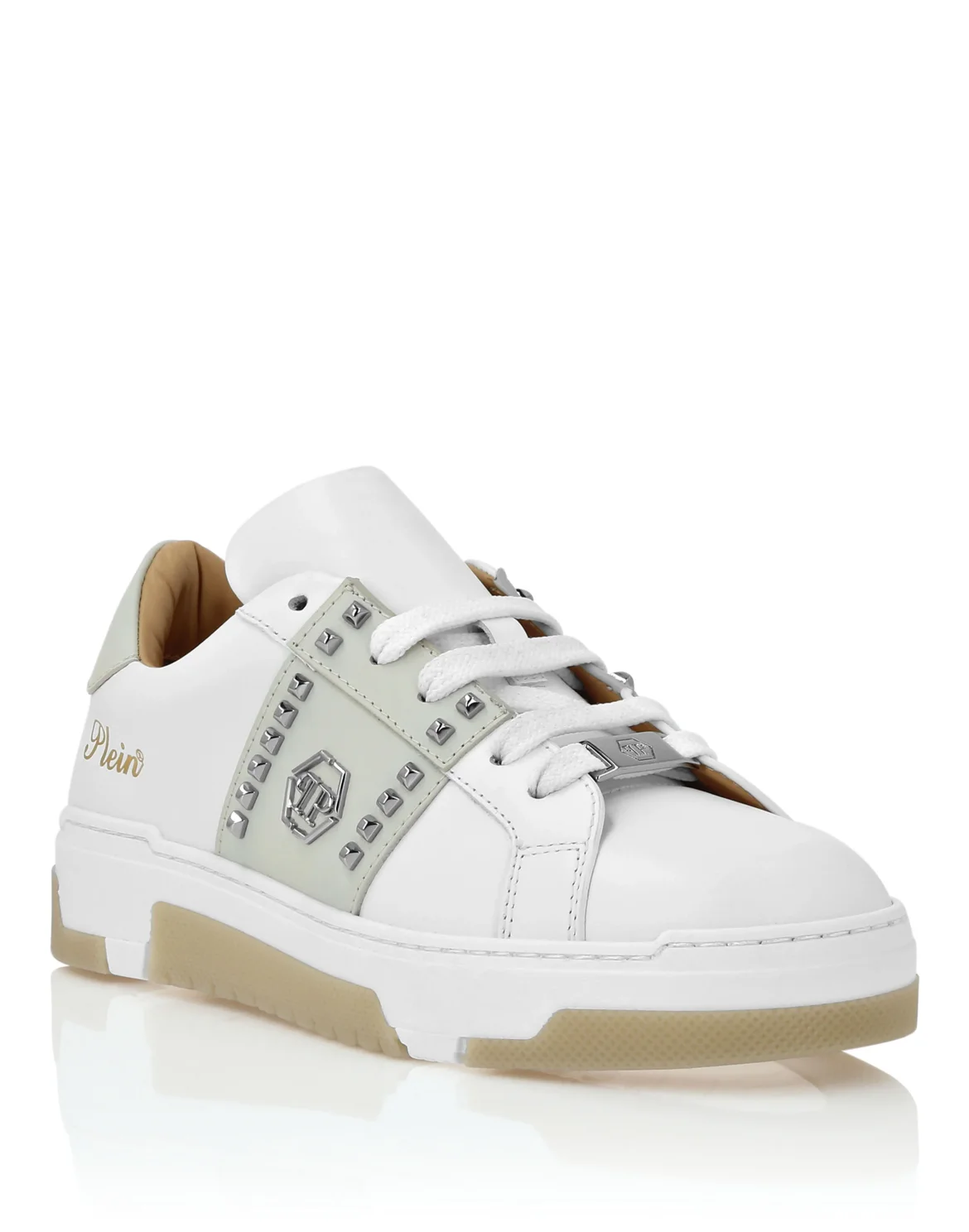 Low-Top Sneakers, цвет: Бежевый