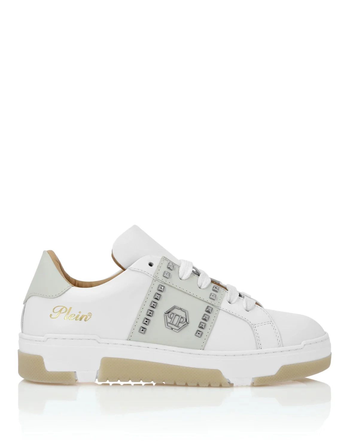 Low-Top Sneakers, цвет: Бежевый