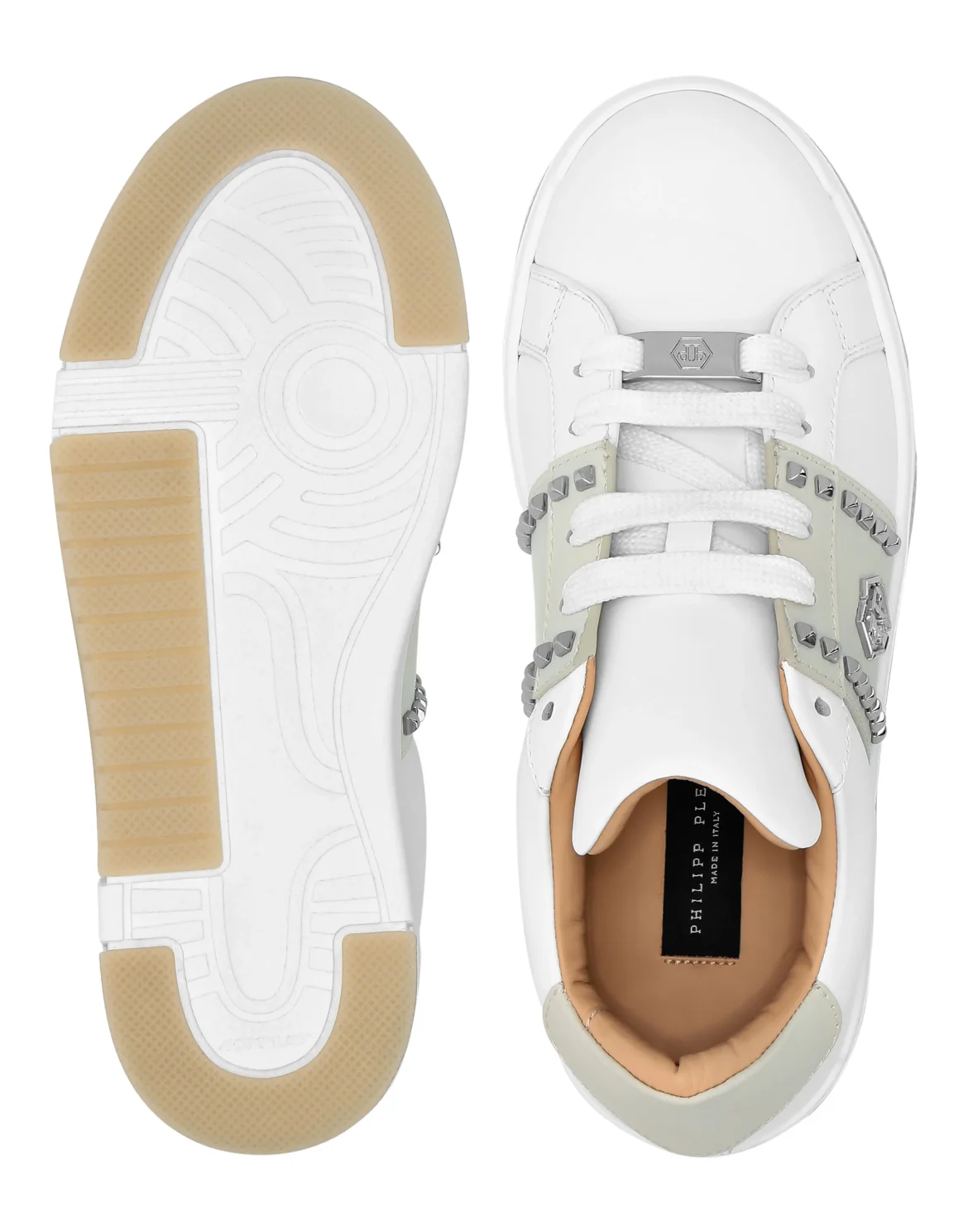 Low-Top Sneakers, цвет: Бежевый