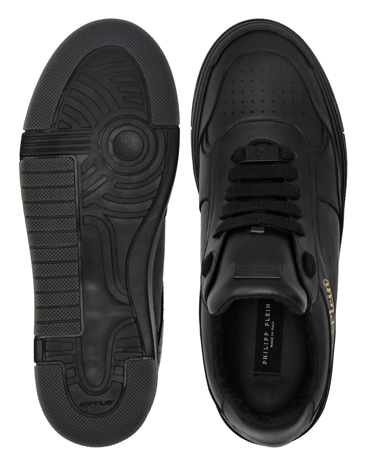Low-Top Sneakers Nappa Suede, цвет: Черный