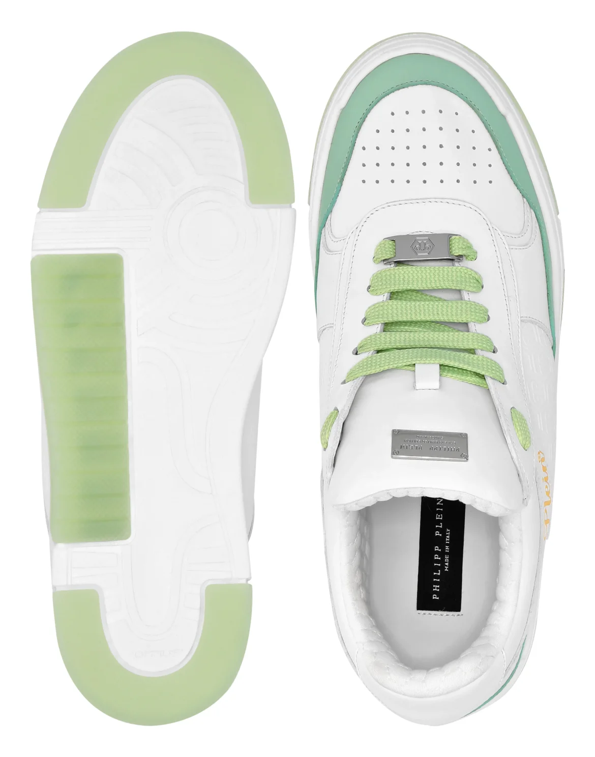 Low-Top Sneakers Nappa Suede, цвет: Зеленый