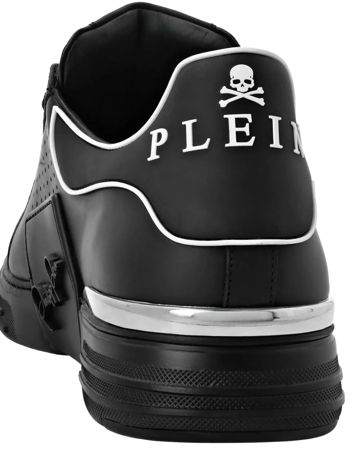 Nappa Leather Sneakers Low Top Hexagon, цвет: Черный