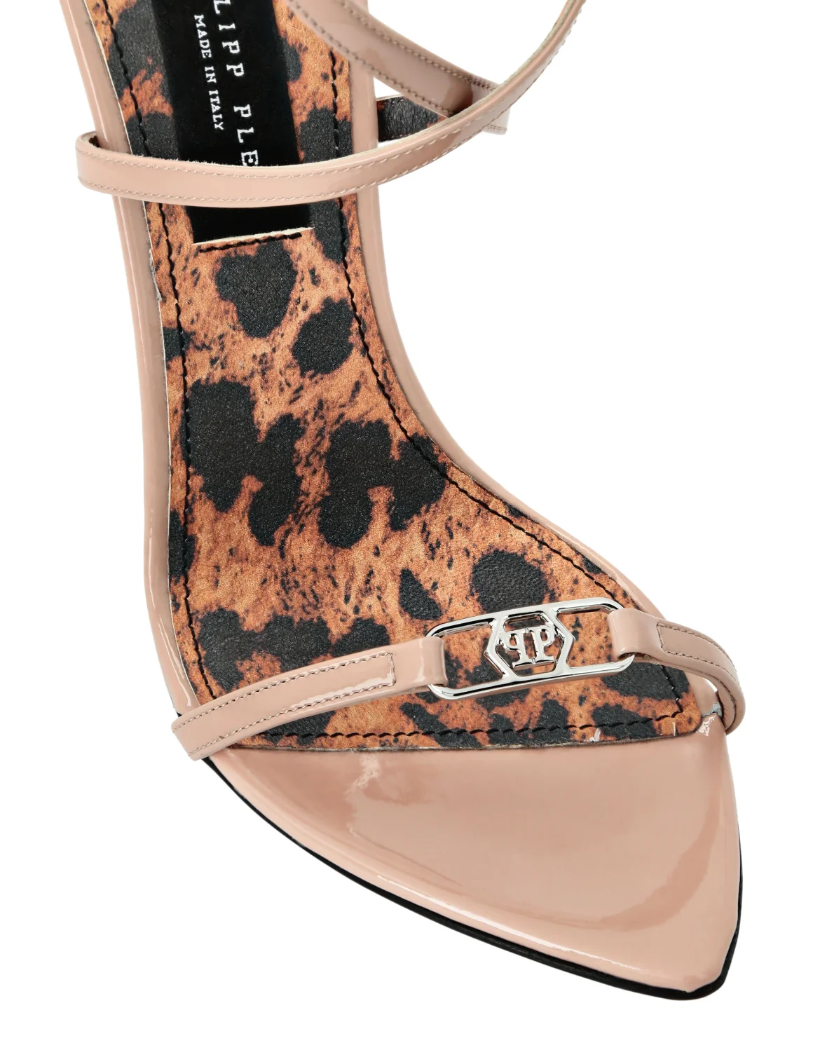 Leather Sandals High Heels, цвет: Бежевый