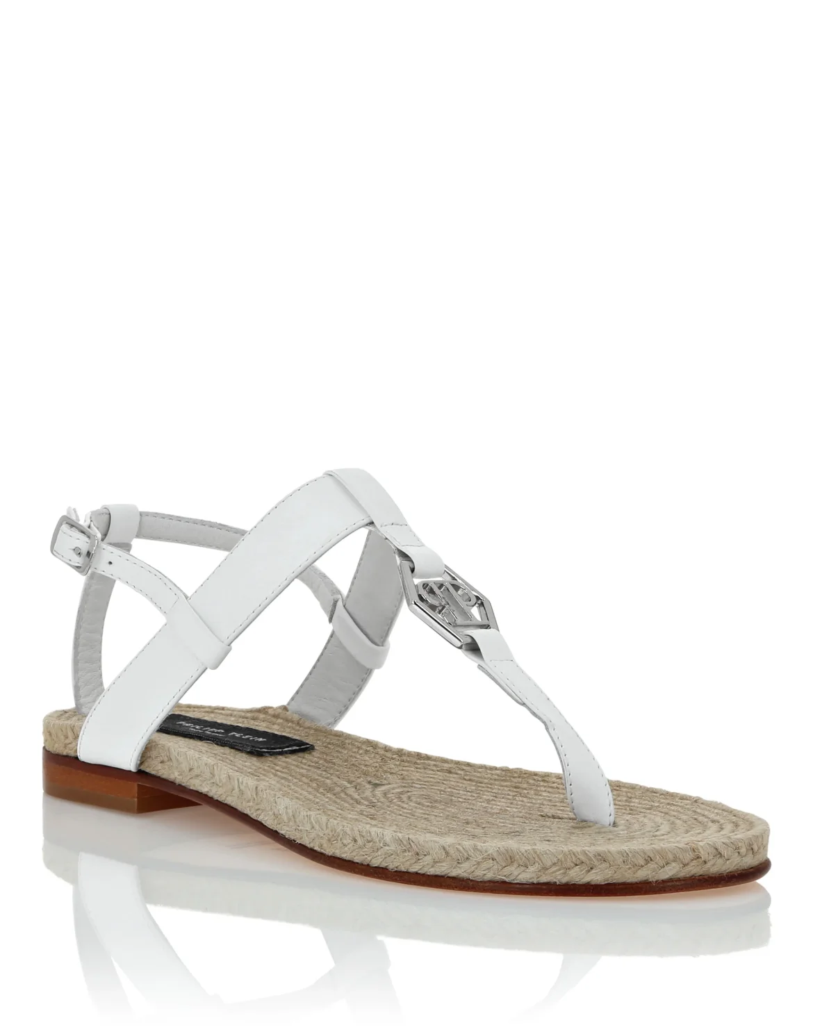 Sandal Rafia Hexagon, цвет: Белый