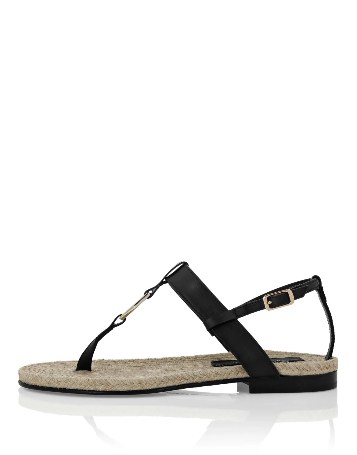 Sandal Rafia Hexagon, цвет: Черный