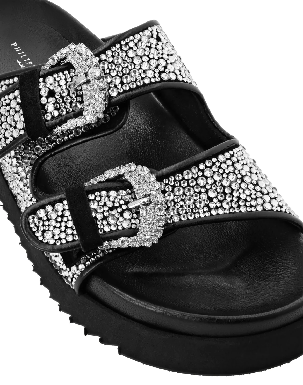 Slides Mix Strass, цвет: Черный