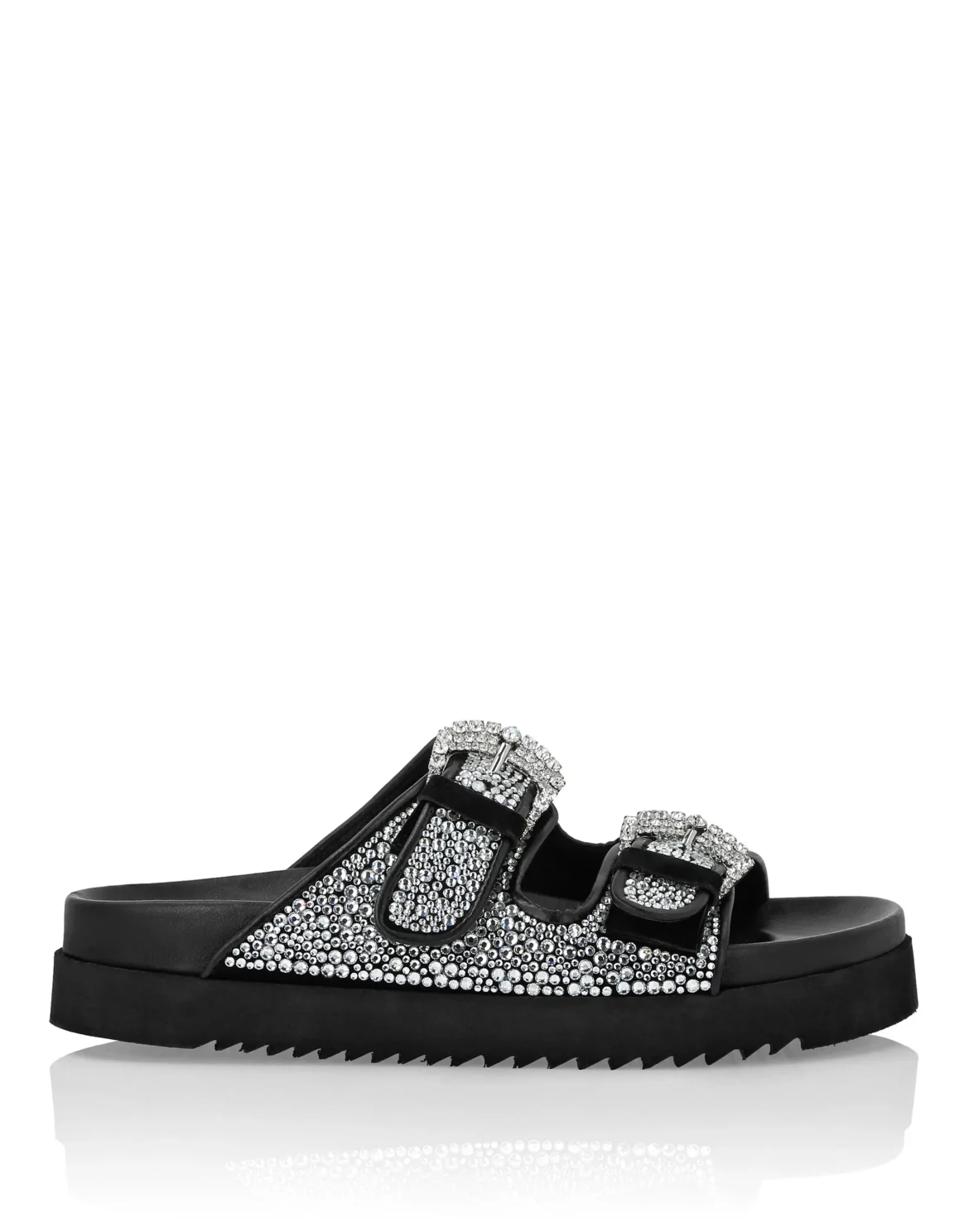Slides Mix Strass, цвет: Черный