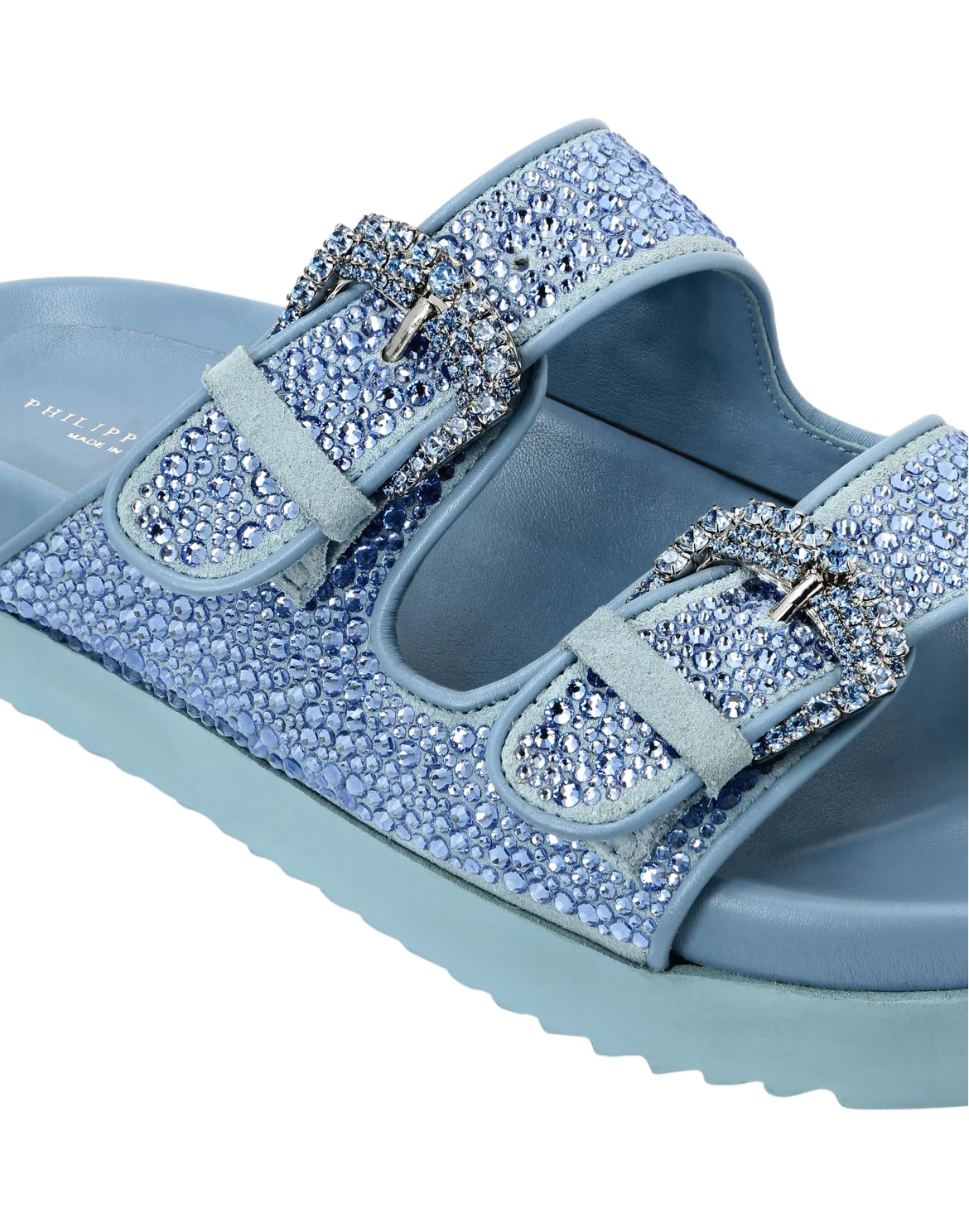 Slides Mix Strass, цвет: Голубой