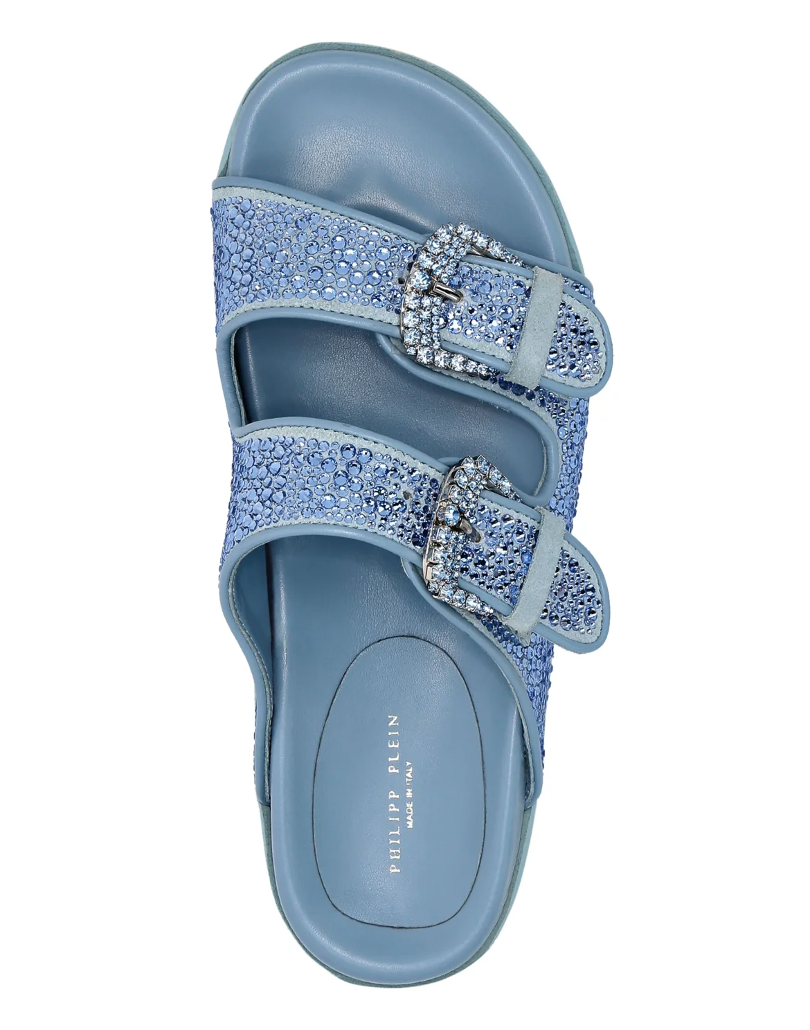 Slides Mix Strass, цвет: Голубой