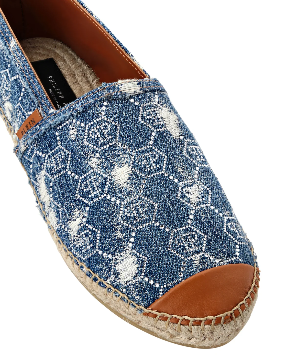 Denim Espadrillas Strass, цвет: Синий