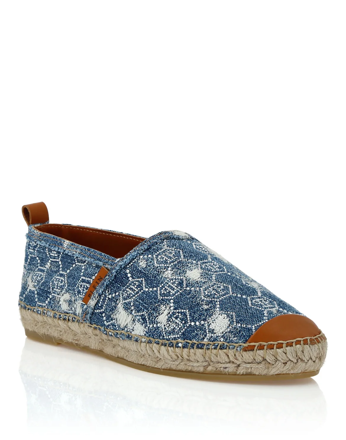 Denim Espadrillas Strass, цвет: Синий