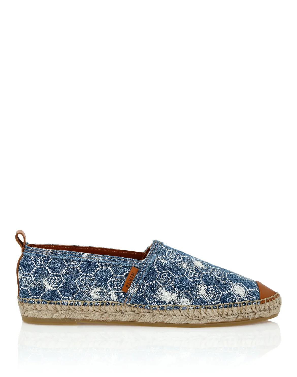 Denim Espadrillas Strass, цвет: Синий