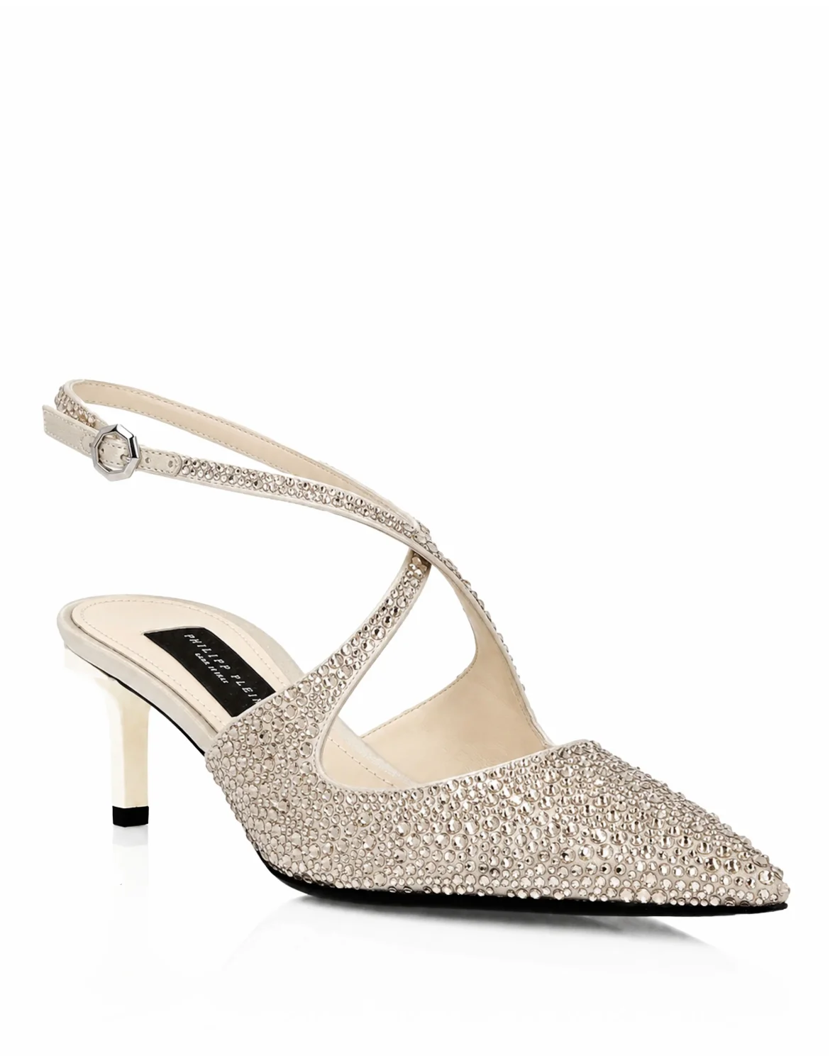 Slingback Shoes Strass, цвет: Бежевый