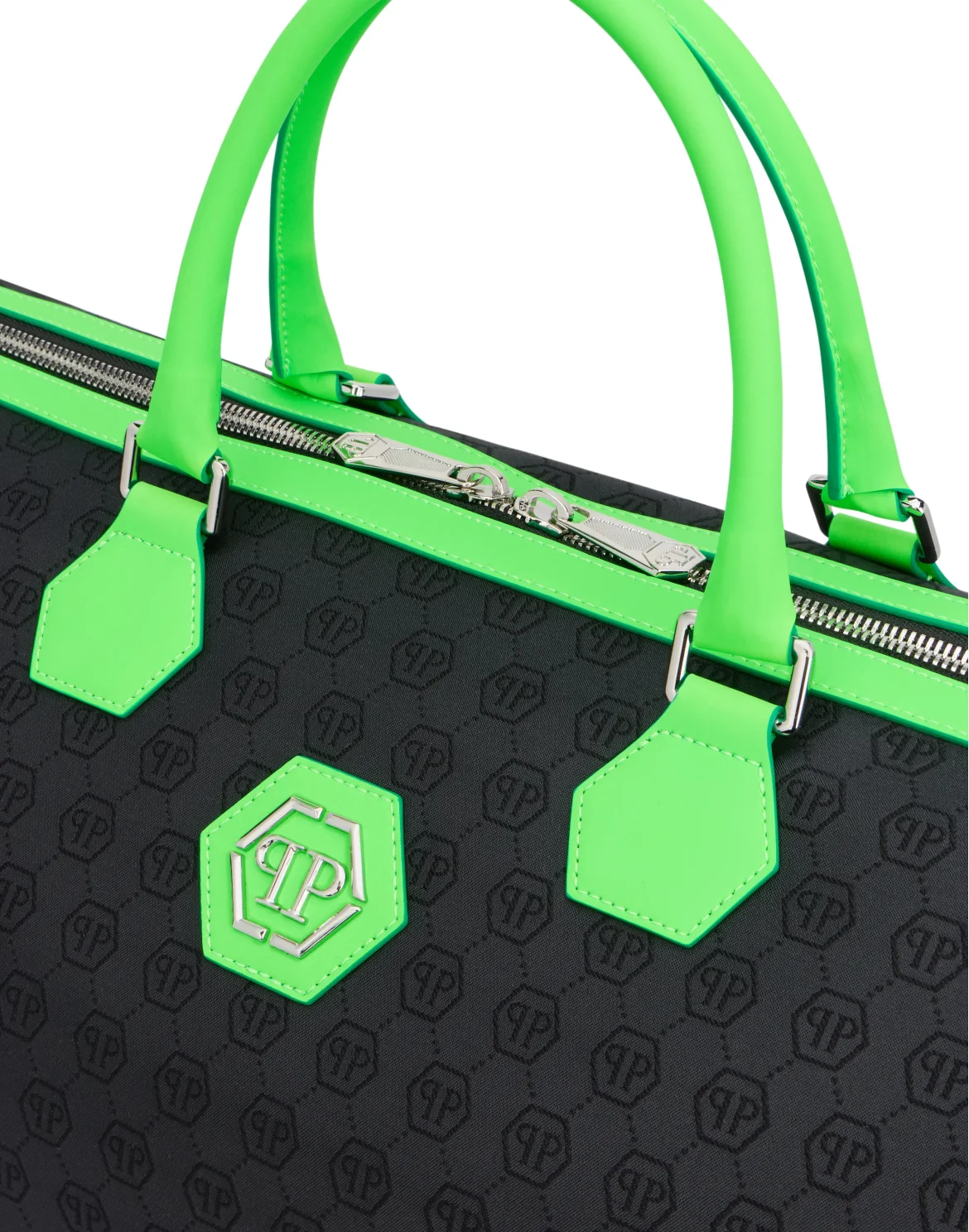 Weekend Bag Jacquard Monogram, цвет: Зеленый
