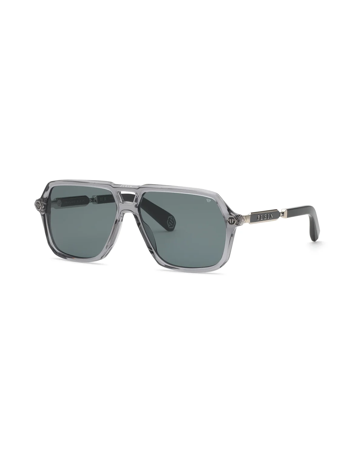 Sunglasses PLEIN HEXAGON STUD, цвет: Серый
