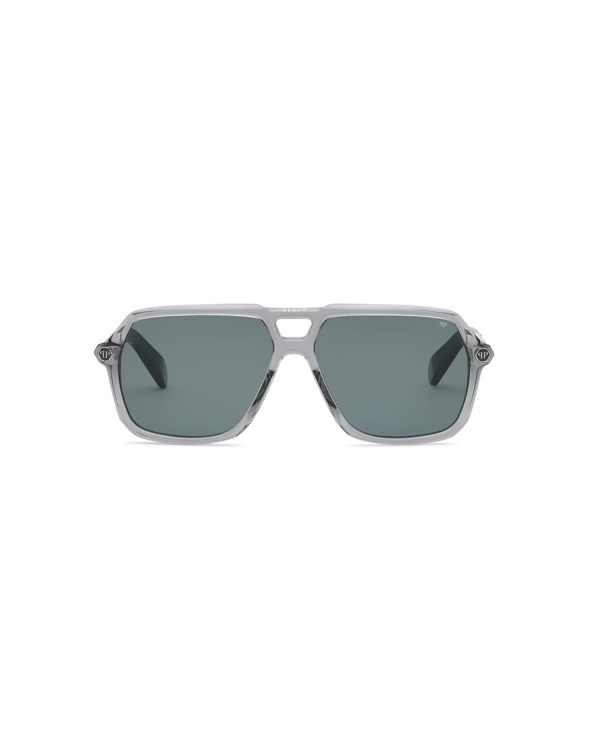 Sunglasses PLEIN HEXAGON STUD, цвет: Серый