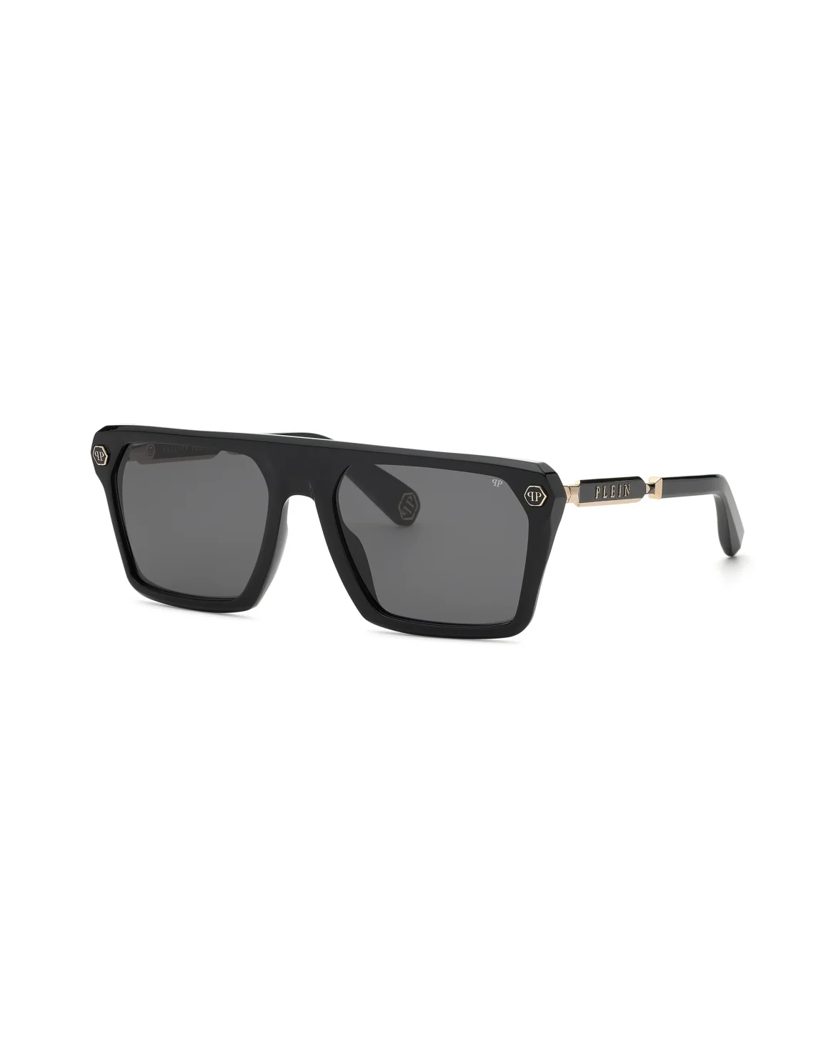 Sunglasses PLEIN HEXAGON STUD, цвет: Черный