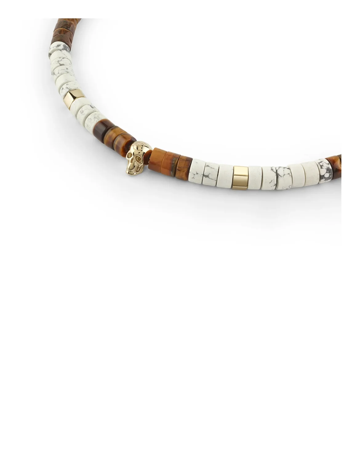 Necklace PLEIN BEADS, цвет: Коричневый