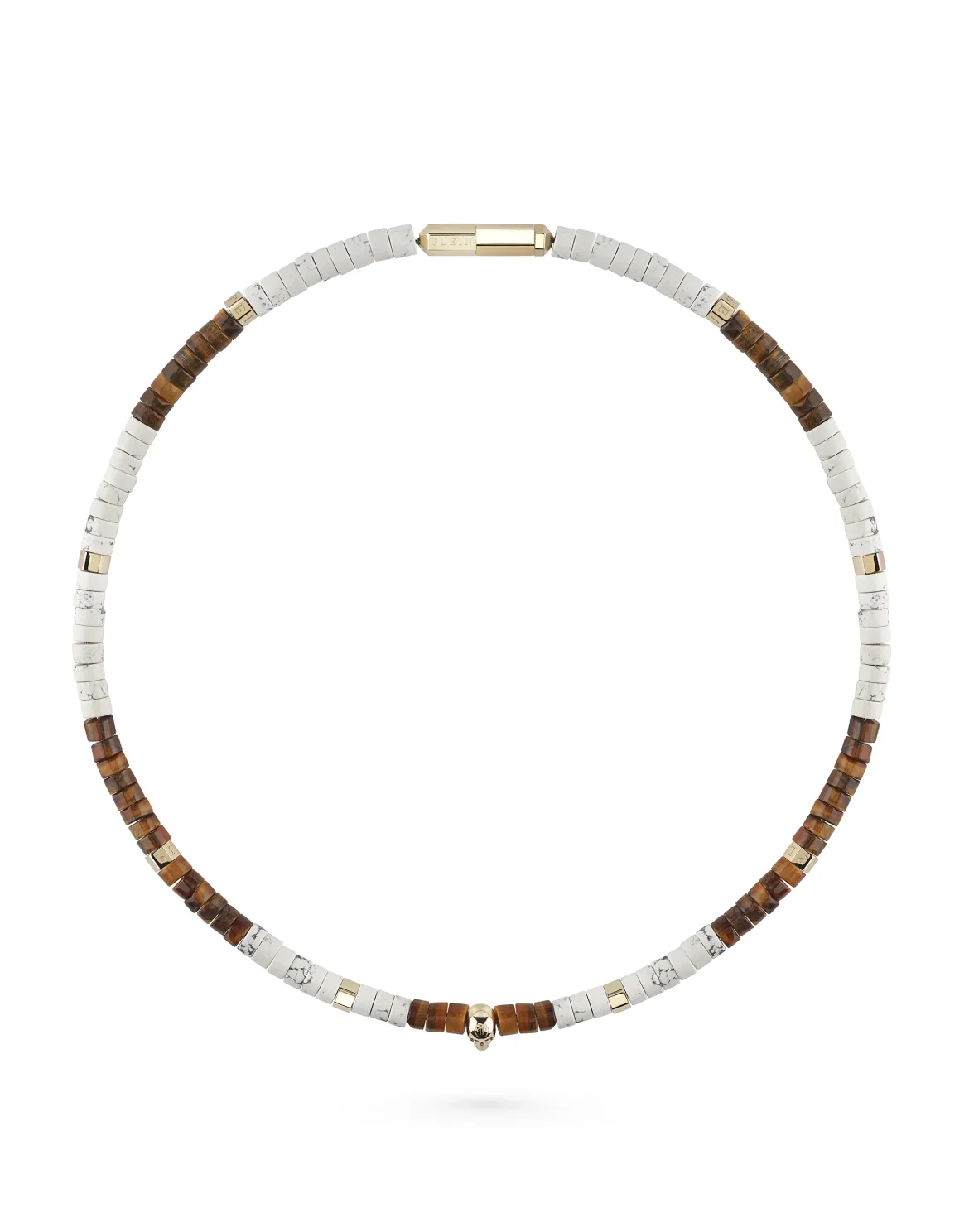 Necklace PLEIN BEADS, цвет: Коричневый