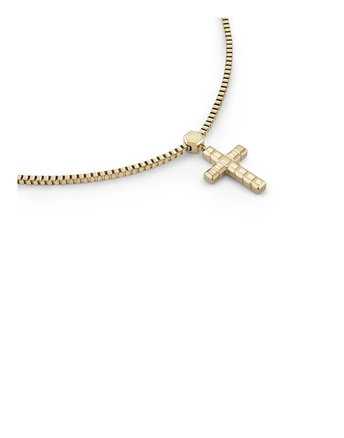 Necklace PLEIN CRUCIFIX, цвет: Золотой
