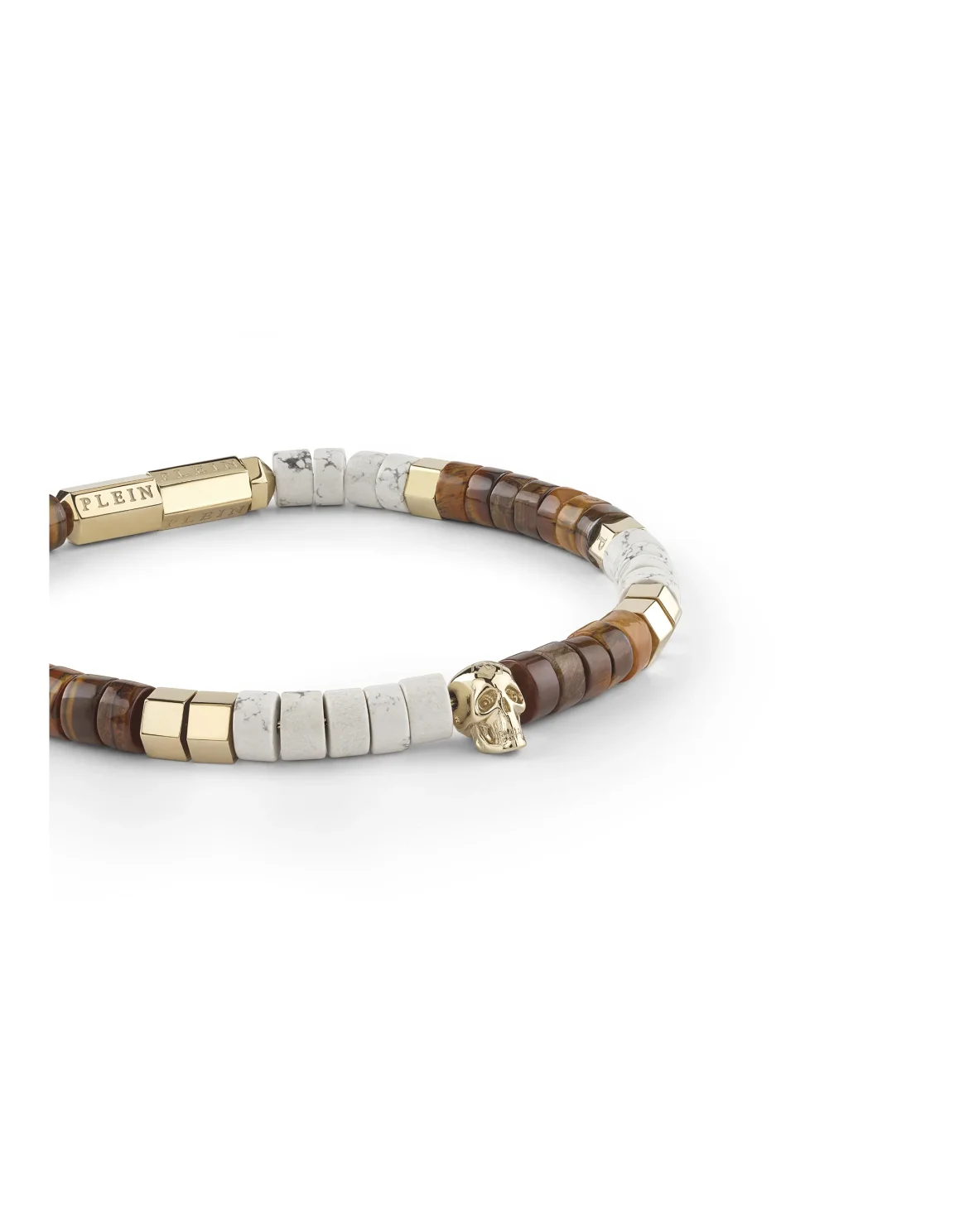 Bracelet PLEIN BEADS, цвет: Коричневый
