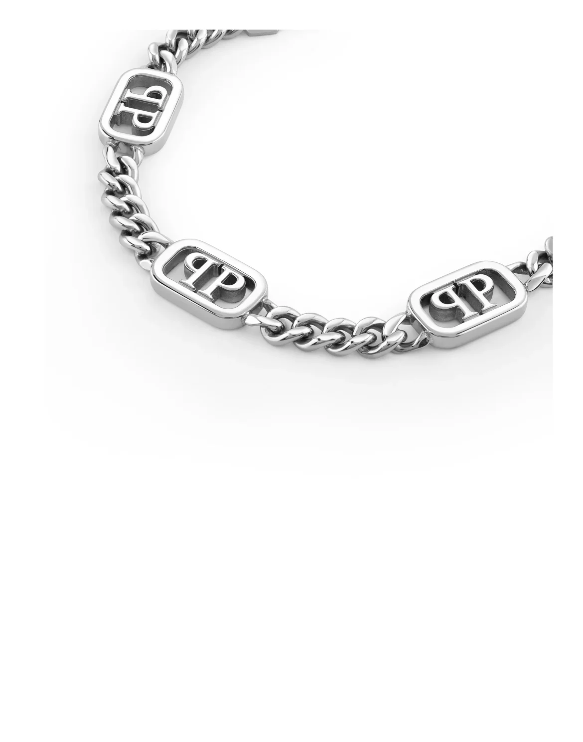 Bracelet PLEIN LETTERING, цвет: Серебристый